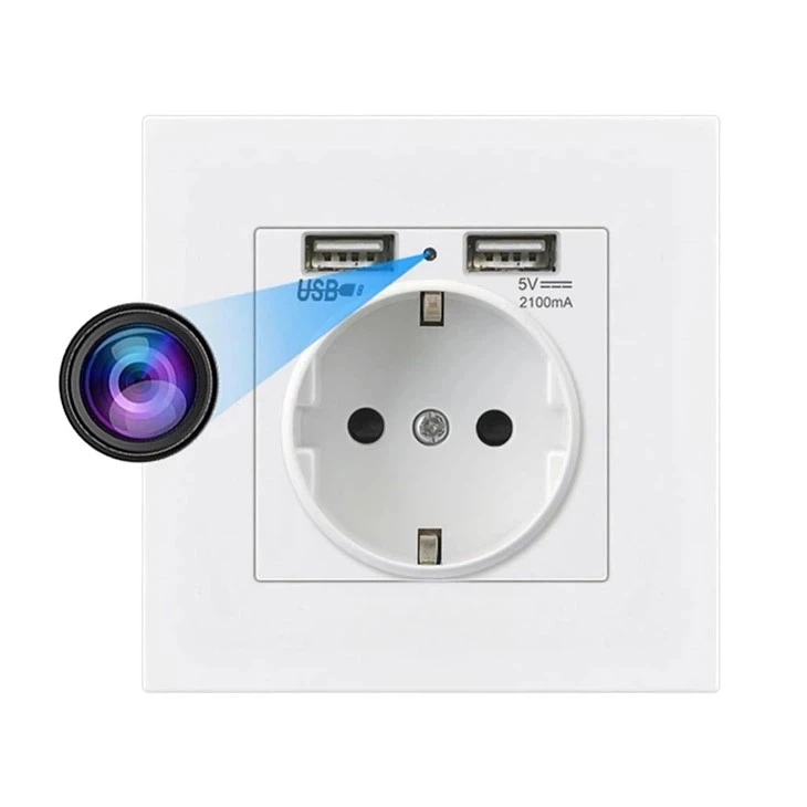 Power Outlet Hidden Camera